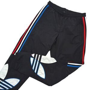 Adidas Originals Tricolor Trefoil Track Pants Mens S Black Joggers Retro GN3577